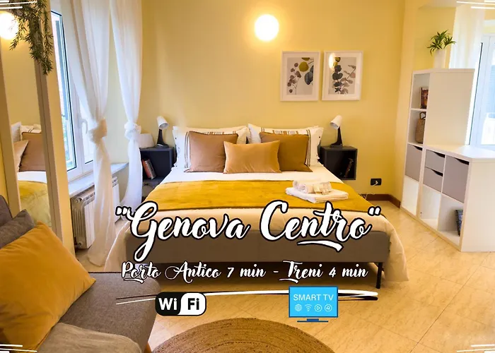 Centre Porto Antico 7min • Trains 4min ジェノヴァ